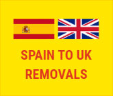 Advancemoves Spain to UK Removals Flag
