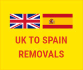 Advancemoves UK to Spain Removals Flag