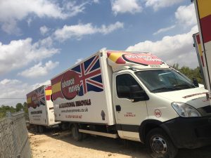 Removals to Spain costs