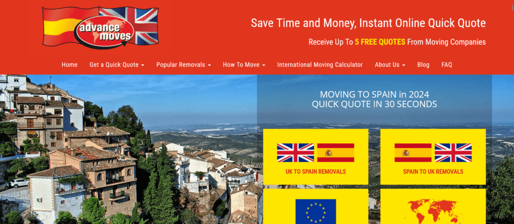 How to move from the UK to Spain