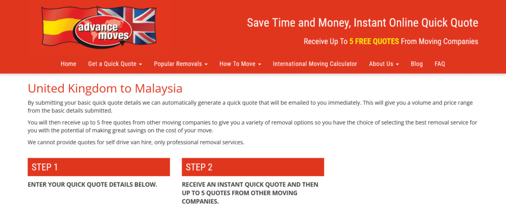 Moving to Malaysia from UK