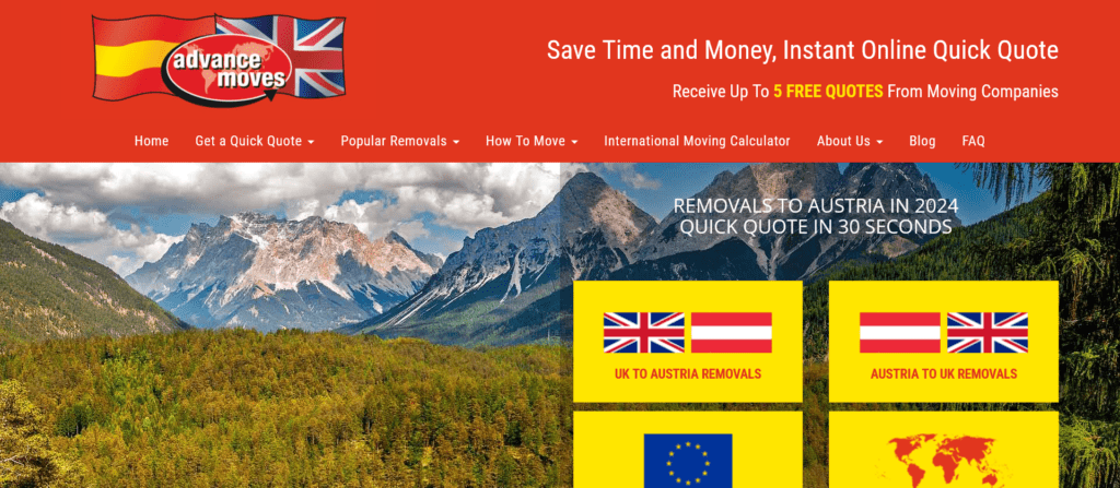 Removals to Austria from UK