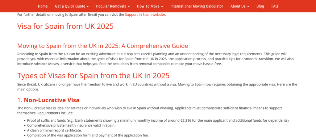 visa for spain from uk 2025